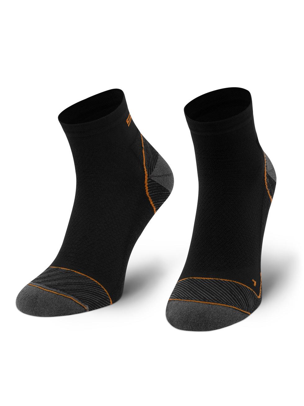Spaio SPAIO CALZINI DA CORSA RUNNING 03 BLACK/ORANGE Shopping Online